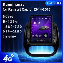 Android For Renault Captur 2014 2015 2016 2017 2018 for Tesla Type Car Radio Multimedia Video Player Navigation GPS RDS No Dvd