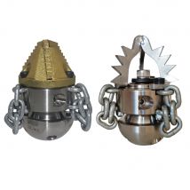 Hochdruck rotierende Düsen rohrleitung Bagger maschinen düse Klärschlamm reinigungs düse 3/8 1/2 m22 40l/min 70l/min