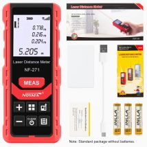 Noyafa NF-271-70M telemetro laser rosso precisione di misurazione 0,002 m costruzione misuratore di distanza laser strumenti di misurazione
