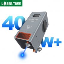 LASER TREE K40 cabezal láser con asistencia de aire, potencia óptica de 40W, 450nm, luz azul, 8 diodos, módulo TTL para grabador, herramientas de corte de madera