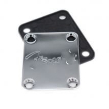 1 Set E-Gitarre Halsplatte mit Schrauben für ST TL Gitarre, Jazz Bass Ersatz Schwarz