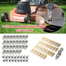 Edelstahl-Rasenmäher-Schneidklingen-Set, Mähmaschinenklingen, 0,7 mm scharf, für Husqvarna Automower/Gardena Rasenmäherklinge