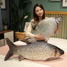 30-100 cm Simulazione Divertente Pesce Peluche Ripiene Morbido Animale Carpa Peluche Cuscino Creativo Cuscino Per Il Sonno per I Bambini Ragazze Regalo di Natale
