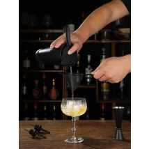 Matte Black Cocktail Strainer Hoffman Bar Strainer Deluxe Strainer For cocktail drink Bar tool