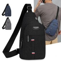 Marsupio impermeabile da uomo di grande capacità, cinturino regolabile per attività all'aperto, corsa da viaggio, escursionismo, marsupio da ciclismo