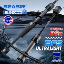 Seasir Riveria BFS Ultraleichte Spining-Baitcasting-Angelrute, FUJI O Keramik-Führungsringe, 30T + 40T Carbon-Gewebe, 1,5M-1,98M UL
