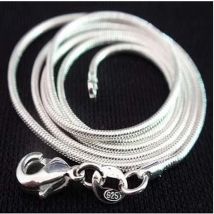 5 teile/los 925 Sterling Silber 1,2mm Schlangenkette Halskette für Männer Frauen 35 cm-80 cm Lange Fabrikpreis Kostenloser Versand Herrenkette