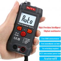 NJTY Multimeter, intelligenter Mini-Foultyp, automatischer digitaler Tisch, Anti-Brennen, kein Verschiebung, kleines Multimeter T1