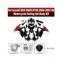 New ABS For Suzuki GSX-R600 R750 2006-2007 K6 Motorcycle Set Body Kit Fairing Plastic Guard Plate Accessories Shell S0606-113a