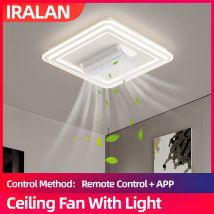 LED Invisible Bladeless Fan Ceiling Light Living Room Smart Remote Control Ceiling Fan Lamp for Room Bedroom Led chandelier