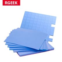 RGEEK 6W/M.K GPU CPU Kühlkörper 100mm * 100mm Kühlung Leitfähiges Silikon Pad Kühlkörper Thermal Pad für Computer Desktop Zubehör