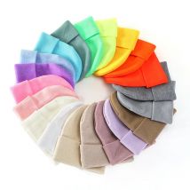 65 farben Grün Winter Hüte für Männer/Frau Beanies Gestrickte Solide Nette Hut Herbst Weibliche Beanie Caps Wärmer motorhaube Damen Beiläufige Kappe