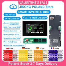 JIKONG V19 Inteligentny Inwerter BMS 8S~16S 24V 48V 200A Prąd 1A 2A Aktywny Balanser do Akumulatorów Lifepo4 Li-ion Lto BMS JK-PB2A16S20P