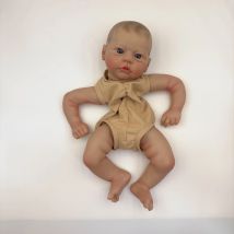 NPK 19inch Lifelike Reborn Doll kit  Evi painted Doll kit Unfinished Doll parts with Hand Painted Hair