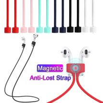 Silicone Anti Lost Magnetic Earphones Rope for Apple Airpods 4 Pro 3 2 1 Air Pods Pro3 Pro2 Wireless Headphone Neck Sports Cable