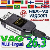 Interfaccia VCDS VAGCOM 2026 VCDSCAN HEX V2 Aggiornamento 26.3 per VW, AUDI, Skoda, Seat - Strumenti Diagnostici Auto Multilingue