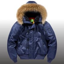 Pelz kragen Bomber Winter jacke Männer dicke warme Baumwolle Liner Militär Outwear Mäntel ma-1 Pilot Flug Kapuze wind dichte Parkas