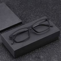 Momoja ultraleichte bequeme tr90 Brillen Damen Retro quadratische Titan legierung optische Rezept Herren Brillen gestell 2097
