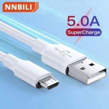Kabel Micro USB 5A do szybkiego ładowania przewód do telefonu komórkowego Micro USB kabel do Xiaomi Samsung Andriod USB typ C 7A 10A kabel do transmisji danych