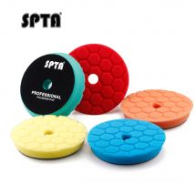 SPTA 3"/5"/6" Auto Schwamm Polieren Polieren Pad Wabenmuster Haken & Schleife Backer für DA/RO/GA Auto Puffer Polierer