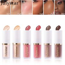 Julystar 3 Farben/Set, feuchtigkeitsspendendes Gesichts-Rouge-Rouge-Flüssigkeit, langlebig, Perlen-Lippe, aufhellend, natürliches Textmarker-Retoucher-Set
