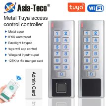 Wifi tuya app smart finger abdruck türschloss tastatur rfid kartenleser zugangs steuerung wasserdichtes tür zugangs kontroll system im freien