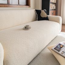 Adjustable Elastic Sofa Cover Velvet Armchair Protector Corner L Shape Stretch Couch Covers for Living Room 1/2/3/4/5 Seater