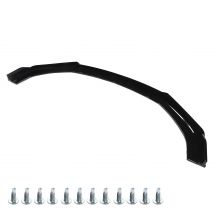 Kit Splitter per labbra paraurti anteriore 3 pezzi Kit corpo Spoiler anteriore nero lucido ad alta tenacità