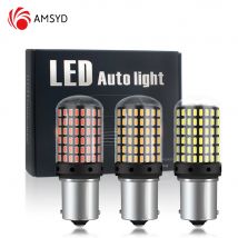 2szt 1156 BA15S P21W BAU15S PY21W 7440 W21W P21/5W 1157 BAY15D 7443 3157 Żarówki LED 144smd CanBus