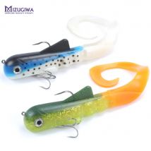 Unicorn Dawg Pike Moschus Angelspiel Weicher Kunststoffköder 12" / 30cm 115g Kurbel Ruck Gummiköder Leurre Souple 3/0 Drillinge