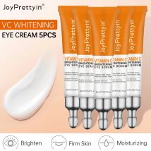 JoyPretty Crema per gli occhi alla vitamina C Rimozione delle occhiaie Cura della pelle Idratante Illuminante per gli occhi Siero Cura della pelle Bellezza