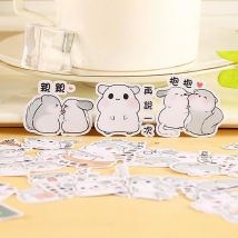 40pcs Creative Cute Kawaii Self-made Hamster 3 Animal Scrapbooking Stickers /decorative Sticker /DIY Craft Photo Albums