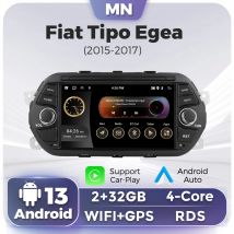 Mekede android13 rds Autoradio Multimedia-Video-Player für Fiat Tipo Egea 2015-2017 7-Zoll-GPS-Navigation Wireless Car-Play Auto