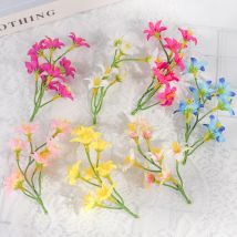 5/10pcs künstliche Blumen Lilie gefälschte Blütenblatt für zu Hause Raum dekor Hochzeit Hochzeit Dekoration DIY Sammelalbum Geschenk Ornamente