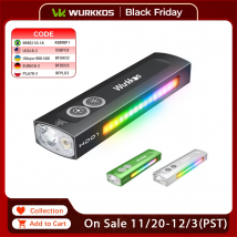 Wurkkos NUOVA torcia multifunzione HD01 1200 LM con luce verde luce bianca 90CRI luci laterali RGB IP65 escursionismo impermeabile
