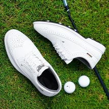 Mode Männer Golfs chuhe Leder hochwertige Sportschuhe rutsch feste wasserdichte Golf profession elle Trainings schuhe Größe 39-47