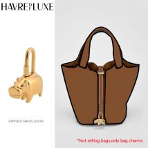 Schlosshänger für Birkin Kelly Bag Animal Full Steel Metal Hochwertiger Taschenanhänger Pegasus Hippo Taschenzubehör
