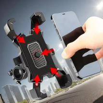 360 °   Obrotowy uchwyt na telefon do roweru elektrycznego, smartfona, do jazdy na rowerze górskim, motocyklu, stojak na GPS, antypoślizgowy uchwyt rowerowy