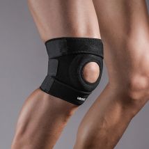 Stabilizzatore rotuleo con supporto per ginocchiera regolabile unisex da 1 pezzo