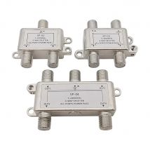 Antena de TV de 2/3/4 vías, divisor satelital, distribuidor divisor de TV, Cable Coaxial, Cable de antena, divisor de señal de TV, conector tipo F