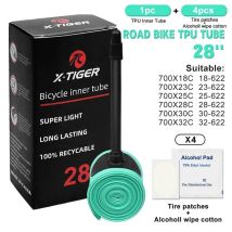 X-TIGER 2024 nuova camera d'aria ultraleggera per bici 18-32C strada MTB bicicletta TPU pneumatico 700C 45/65/85mm lunghezza valvola francese tubo luce bici