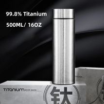 Titan-Thermoskannen, Wasserflasche, Tee-Ei, Trennung, isolierter Reisebecher für Männer und Frauen, stilvolle Kaffee-Vakuumflaschen, Trinkbecher