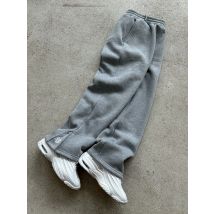 Autumn Drawstring Zipper Sweatpants Solid Color Casual High Street Hip-Hop Rap Street Y2K Style High Waist Trousers