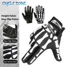 Schädel Radfahren Voll Finger Handschuhe Atmungsaktive Motorrad Fahrrad Geist Skelett Handschuhe Outdoor Sport Radfahren Handschuhe Fahrrad Ausrüstung