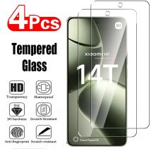 4PCS Gehärtetes Glas Displayschutzfolie für Xiaomi Mi 11T 12T 13T 14T Pro 11 12 Lite Volle Abdeckung Schutz Glas Film
