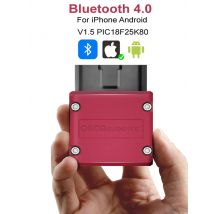 OBDResource Car Code Reader for iPhone Android ELM327 V1.5 Bluetooth 4.0 PIC18F25K80 OBD2 Diagnostic Tool OBDII ELM 327 Scanner