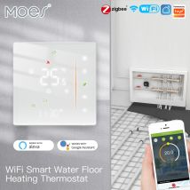 MOES WiFi woda/elektryczny termostat ogrzewania podłogowego Zigbee wodny kocioł gazowy kontrola temperatury Tuya/inteligentna aplikacja Alexa Google Voice