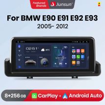 Junsun Autoradio Per BMW E90 E91 E92 E93 2005-2012 Wireless CarPlay Andorid Auto 4G WiFi BT Audio Unità Principale Multimedia Stereo