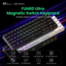 Akko MonsGeek FUN60 Tastiera da gioco ultra meccanica Interruttore magnetico 60% Trigger rapido 8K HE/TMR Tastiera da gioco personalizzata in alluminio