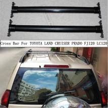 Cross Roof Rack For TOYOTA LAND CRUISER PRADO FJ120 LC120 2003-2009 Aluminum Rails Bar Luggage Carrier Bars Top Racks Rail Boxes